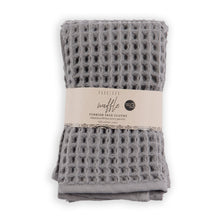 Load image into Gallery viewer, Waffle Face Towel - Dark Grey
