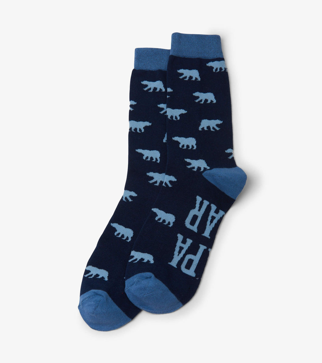 Men's Crew Socks - Papa Bear