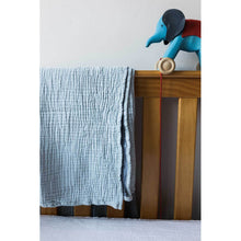 Load image into Gallery viewer, Crinkle Baby Blanket - Blue

