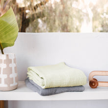 Load image into Gallery viewer, Crinkle Baby Blanket - Mint
