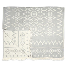 Load image into Gallery viewer, Atlas Turkish Towel - Light Grey

