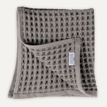 Load image into Gallery viewer, Waffle Face Towel - Dark Grey
